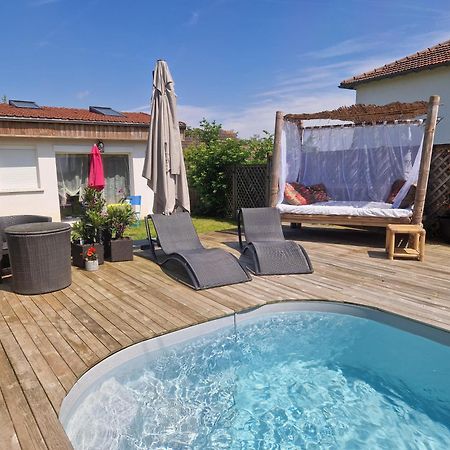 La Serenite Balinaise, Chambre Et Sdb Privee, Jardin , Piscine Et Jacuzzi En Saison, Pres De Chantilly, Parc Asterix Et Cdg Et Paris En 20' オリ・ラ・ヴィル エクステリア 写真