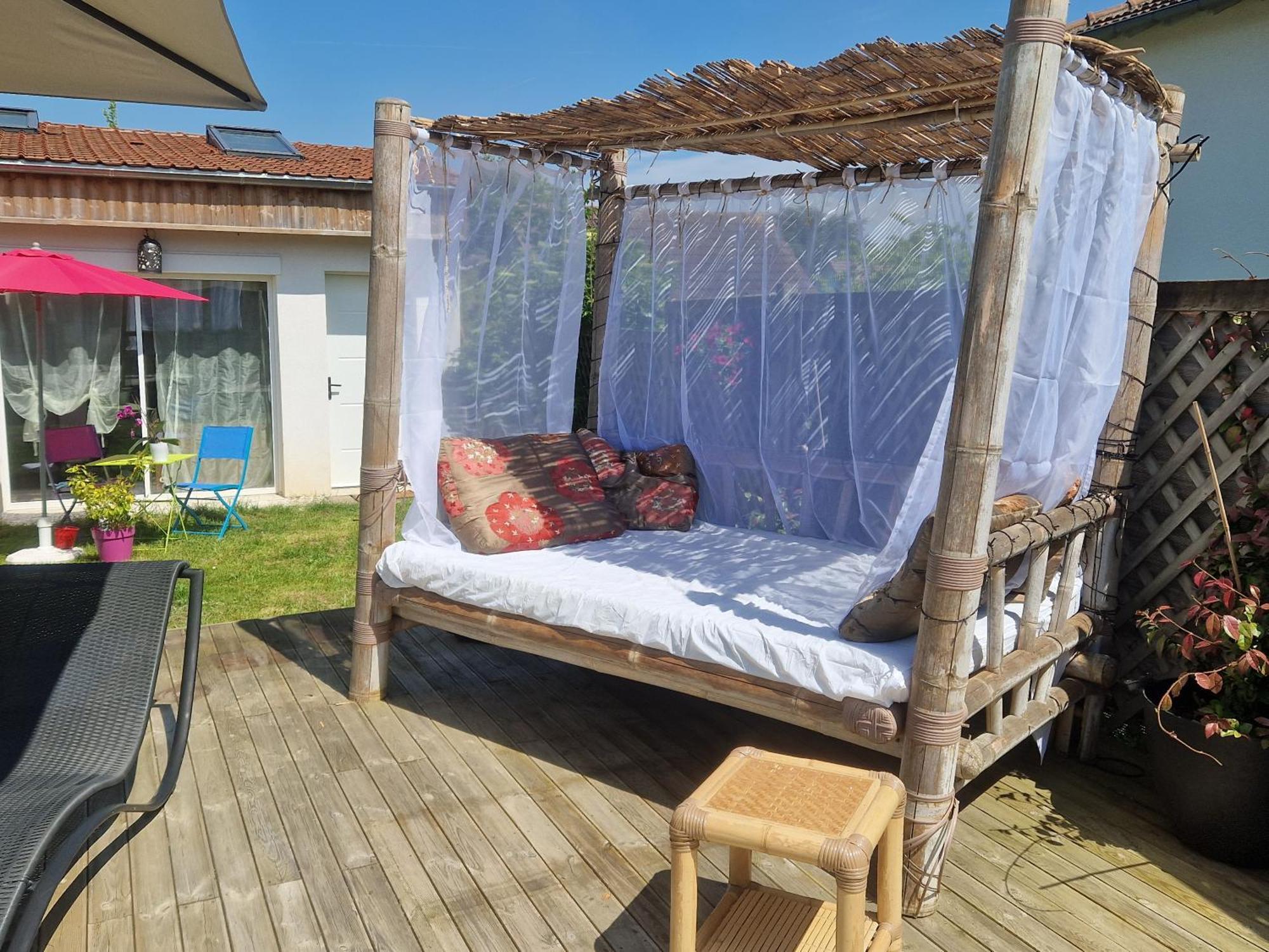 La Serenite Balinaise, Chambre Et Sdb Privee, Jardin , Piscine Et Jacuzzi En Saison, Pres De Chantilly, Parc Asterix Et Cdg Et Paris En 20' オリ・ラ・ヴィル エクステリア 写真